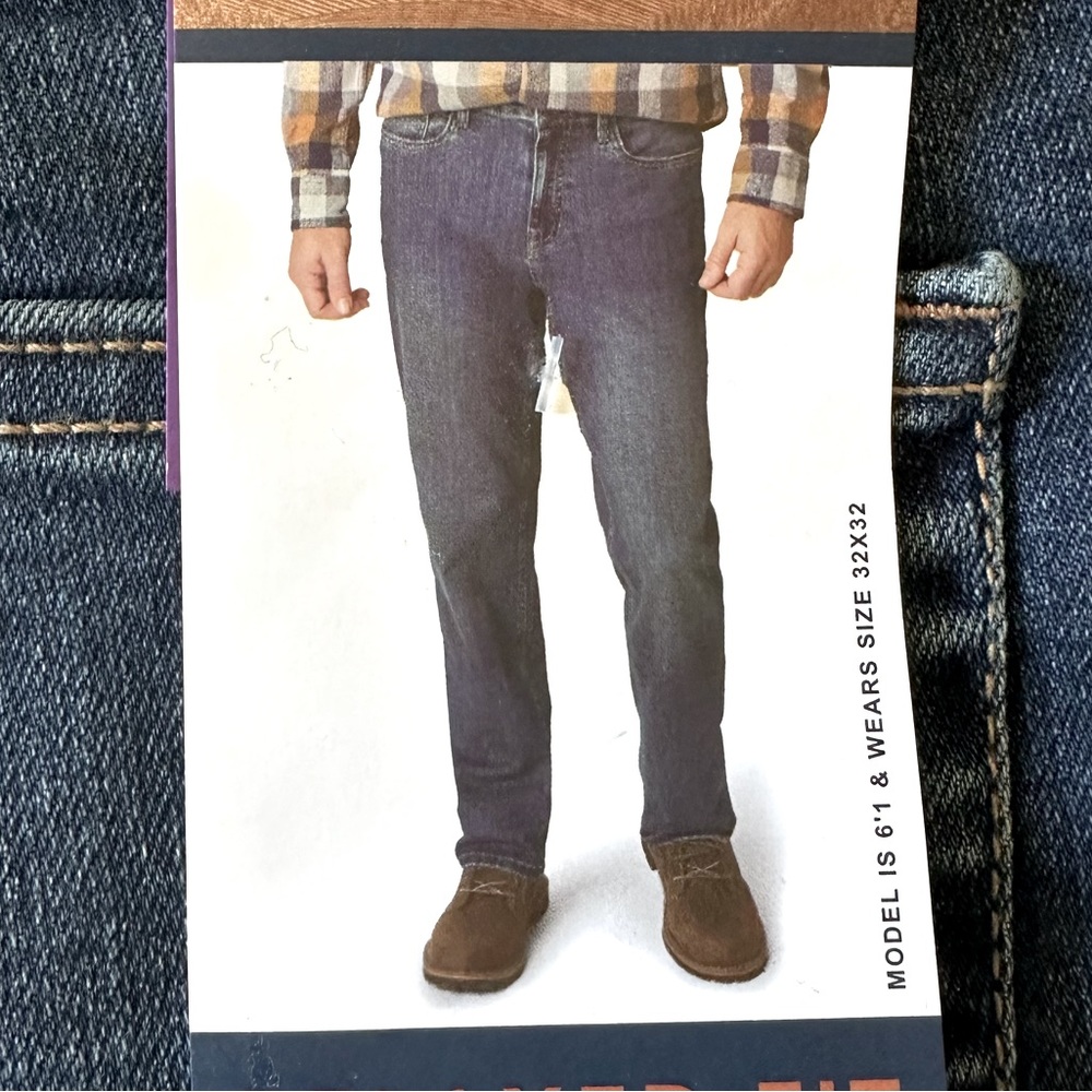 Weatherproof Vintage Men's Relaxed Fit Jeans  Size 40x29